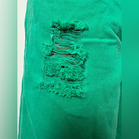 Consciencia Green High- Rise Wide Leg Distressed Women's Jeans US4, 28x32 - Picture 11 of 11